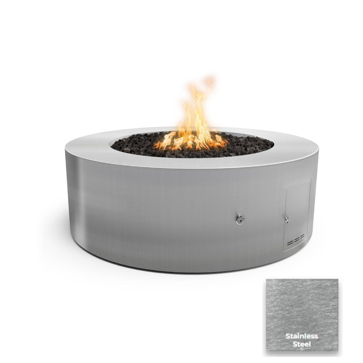 Unity Steel Fire Pit - 18" Tall - Free Cover ✓ [The Outdoor Plus] | Outdoor Heat Direct