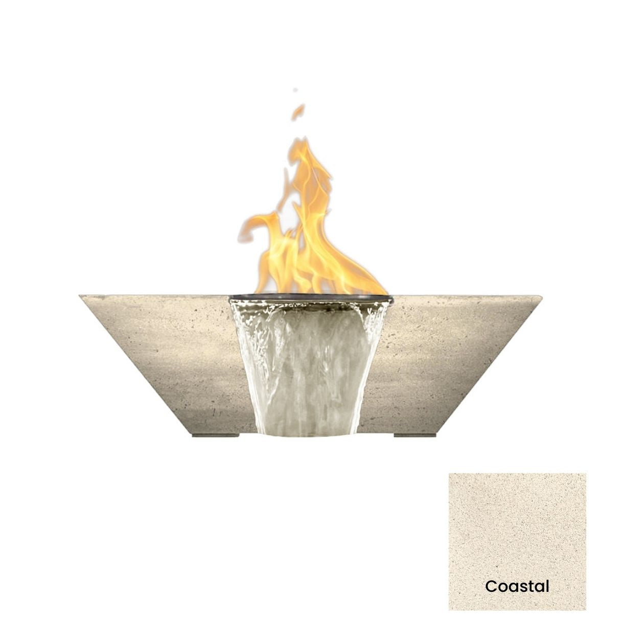 Fire & Water Bowl Lombard-P 29"  - Free Cover ✓ [Prism Hardscapes] | Outdoor Heat Direct