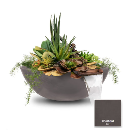 Sedona Concrete Planter Bowl with Water [The Outdoor Plus]