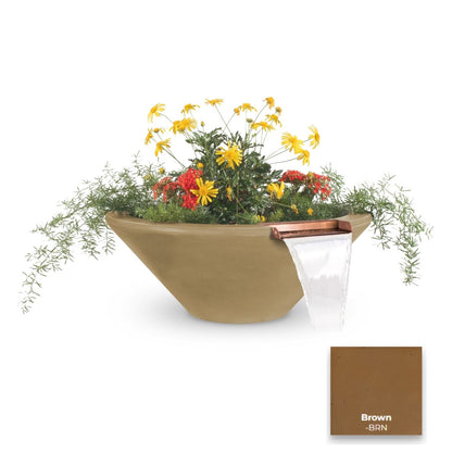 Cazo Concrete Planter Bowl with Water [The Outdoor Plus]