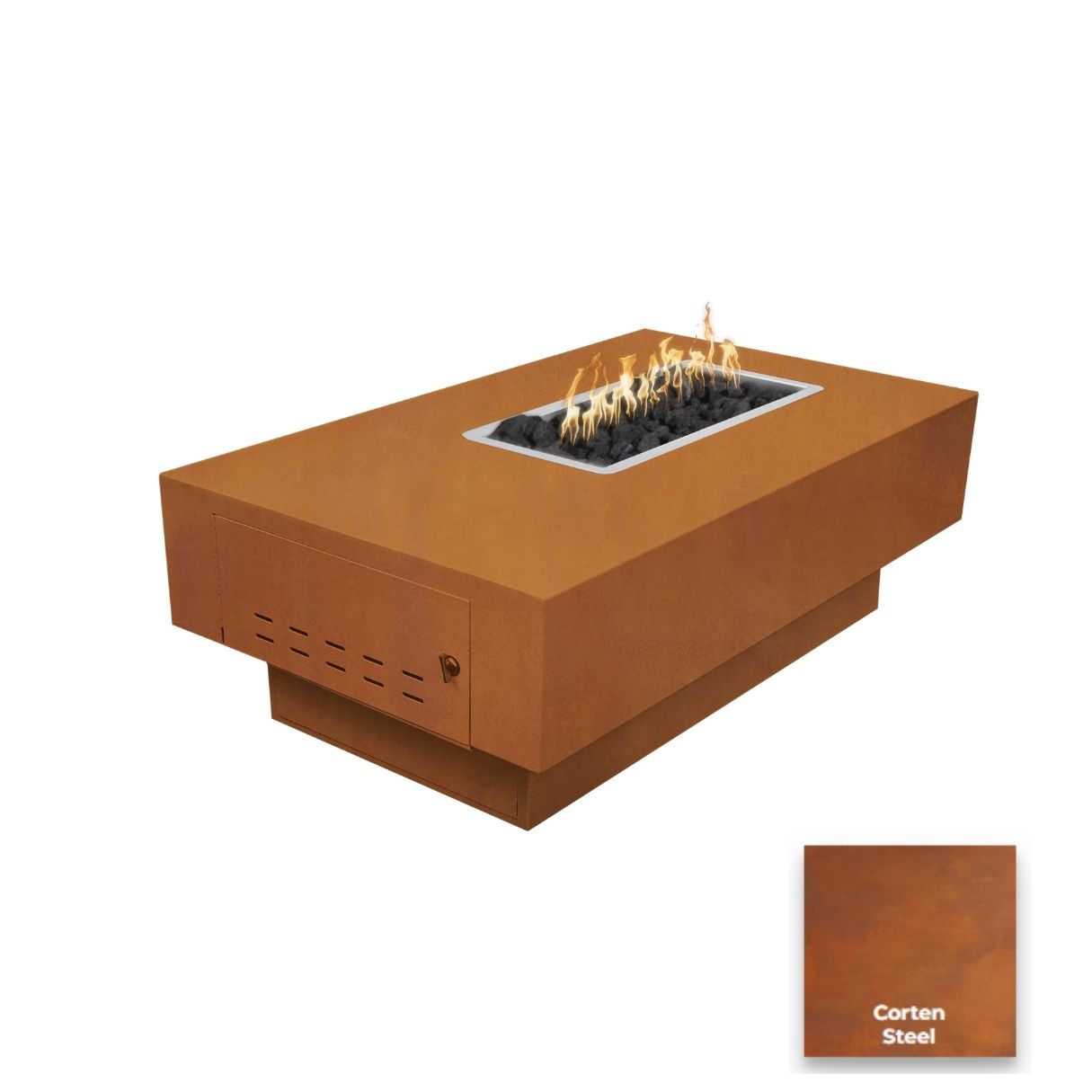 The Outdoor Plus San Juan Low Profile Fire Pit + Free Cover | Outdoor Heat Direct