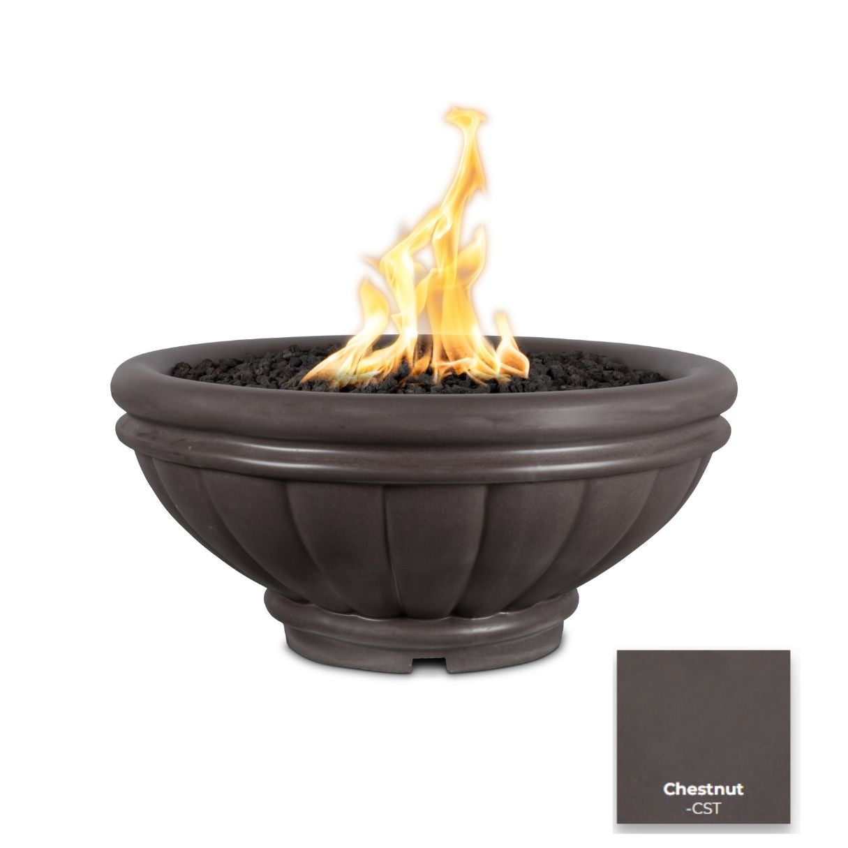 Roma Concrete Fire Bowl - Free Cover ✓ [The Outdoor Plus]