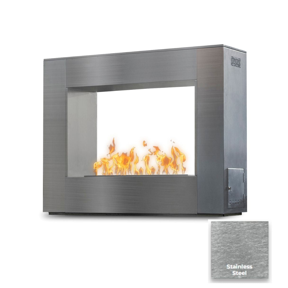 Williams Outdoor Fireplace - Powder Coated Metal by The Outdoor Plus | Outdoor Heat Direct