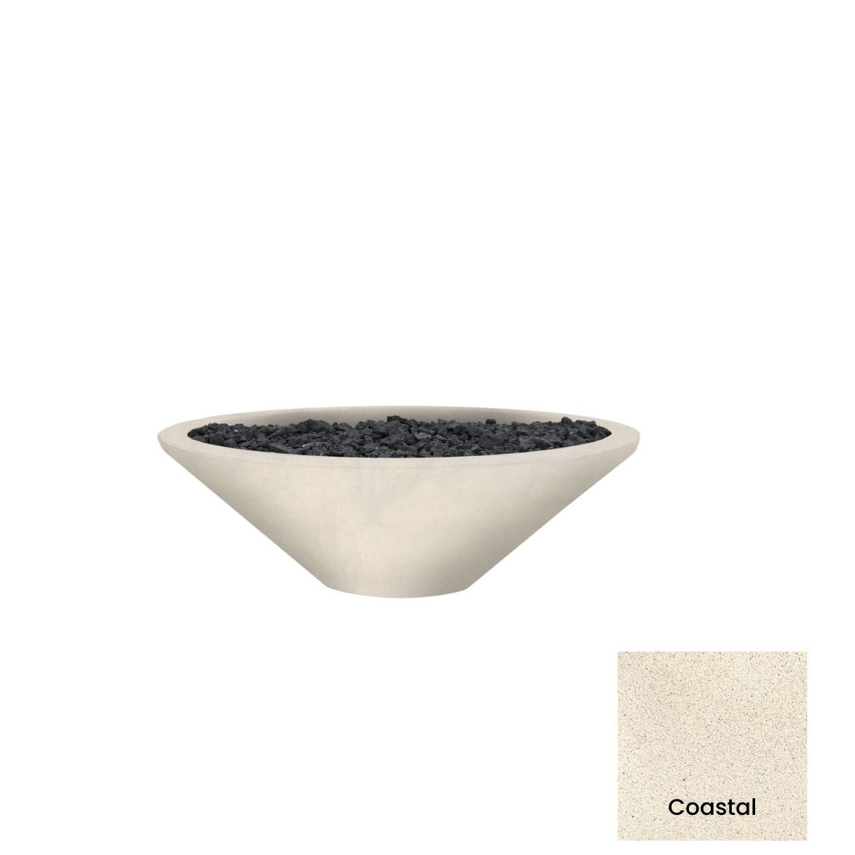 Fire Bowl 31" Embarcadero Pedestal - Free Cover ✓ [Prism Hardscapes]