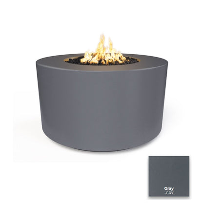 The Outdoor Plus 42" Florence Concrete Fire Pit - 24" Tall + Free Cover