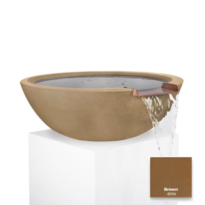 Sedona Concrete Water Bowl - Free Cover ✓ [The Outdoor Plus]