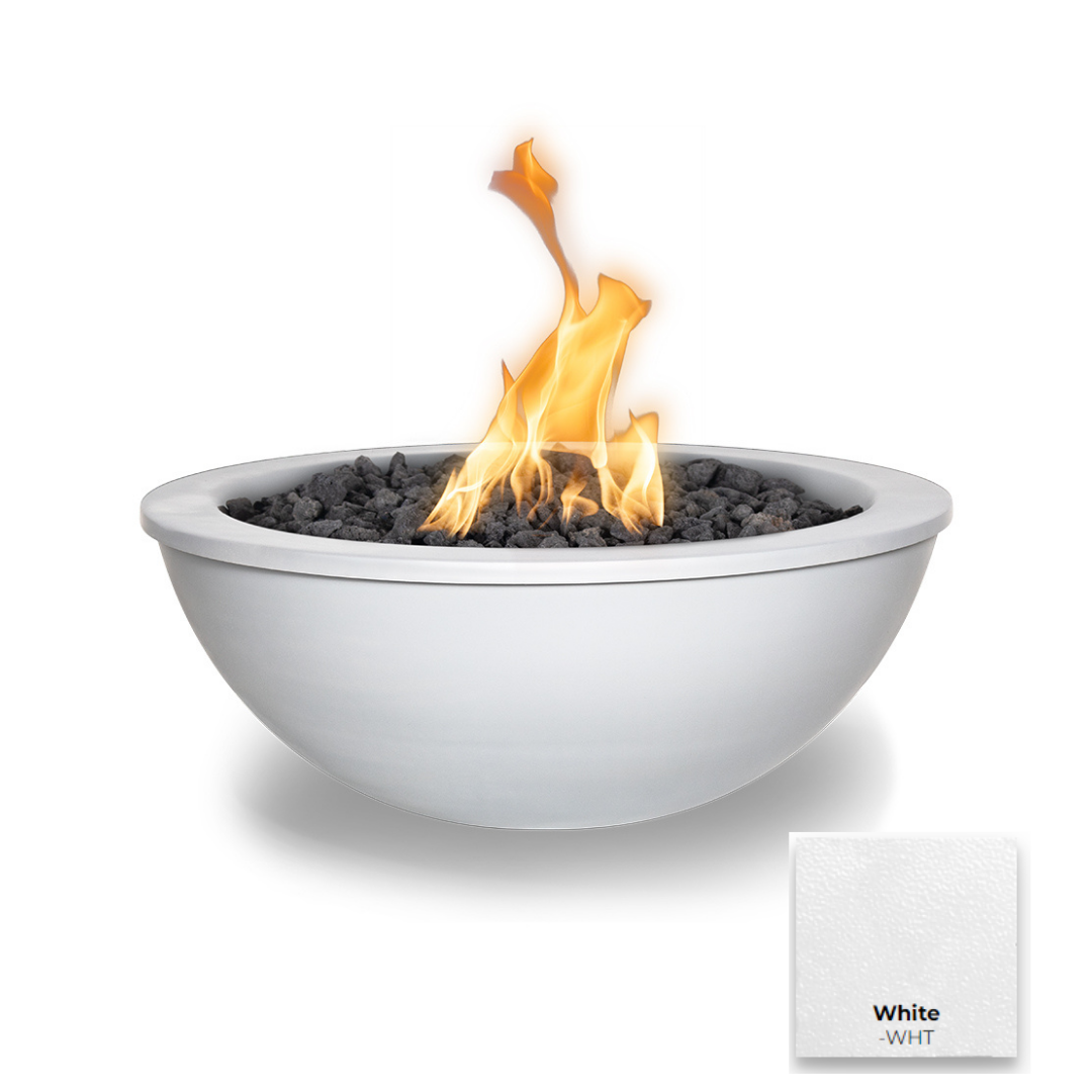 The Outdoor Plus Sedona Powdercoated Steel Fire Bowl + Free Cover