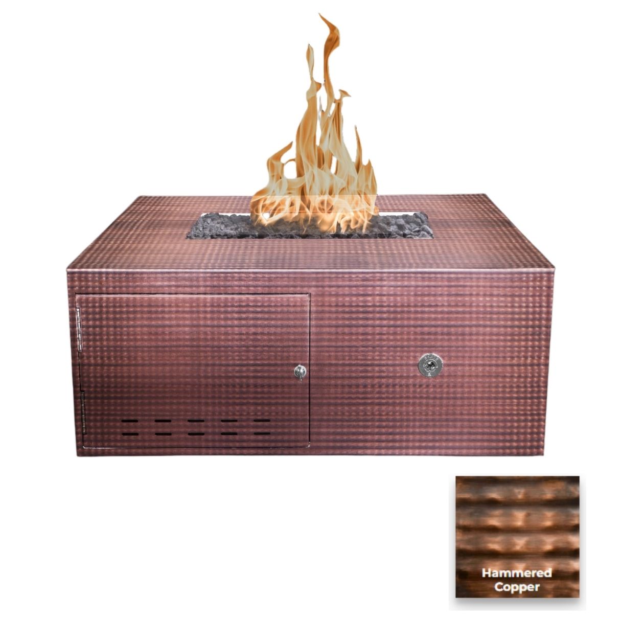 The Outdoor Plus Gallaway Low Profile Fire Pit + Free Cover