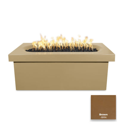 Ramona Rectangular Concrete Fire Table - Free Cover ✓ [The Outdoor Plus] | Outdoor Heat Direct 