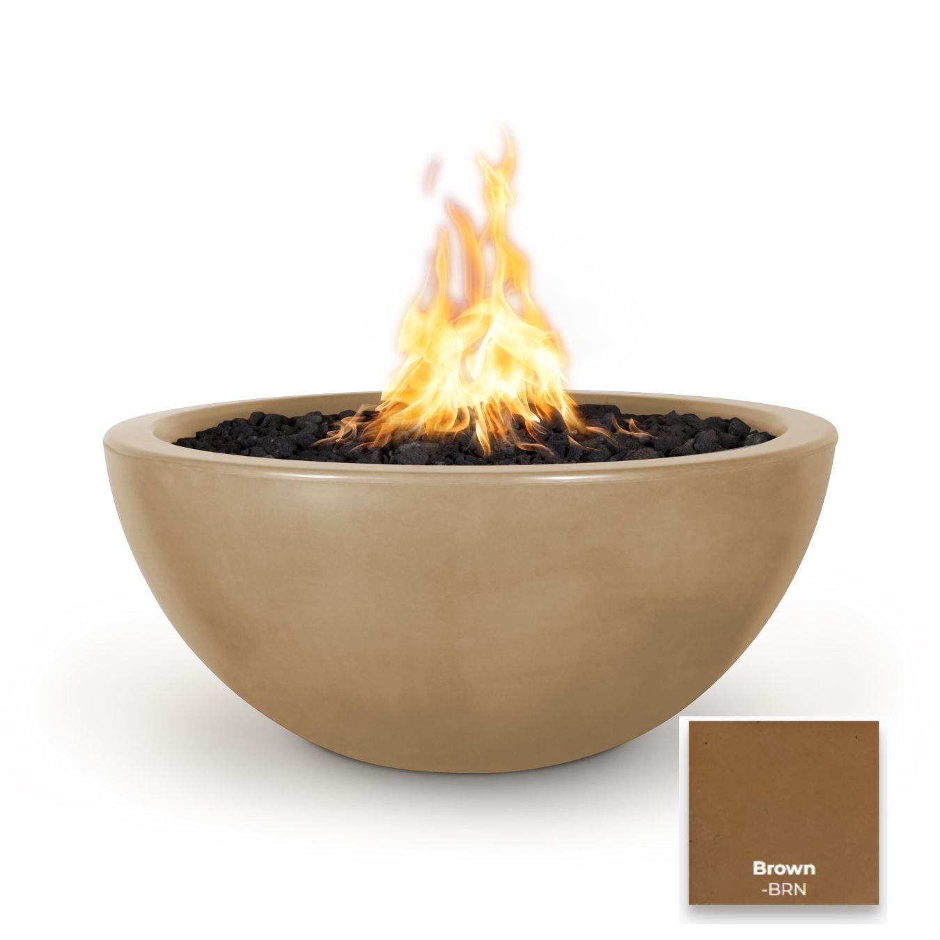 Luna Concrete Fire Pit - Free Cover ✓ [The Outdoor Plus]  | Outdoor Heat Direct