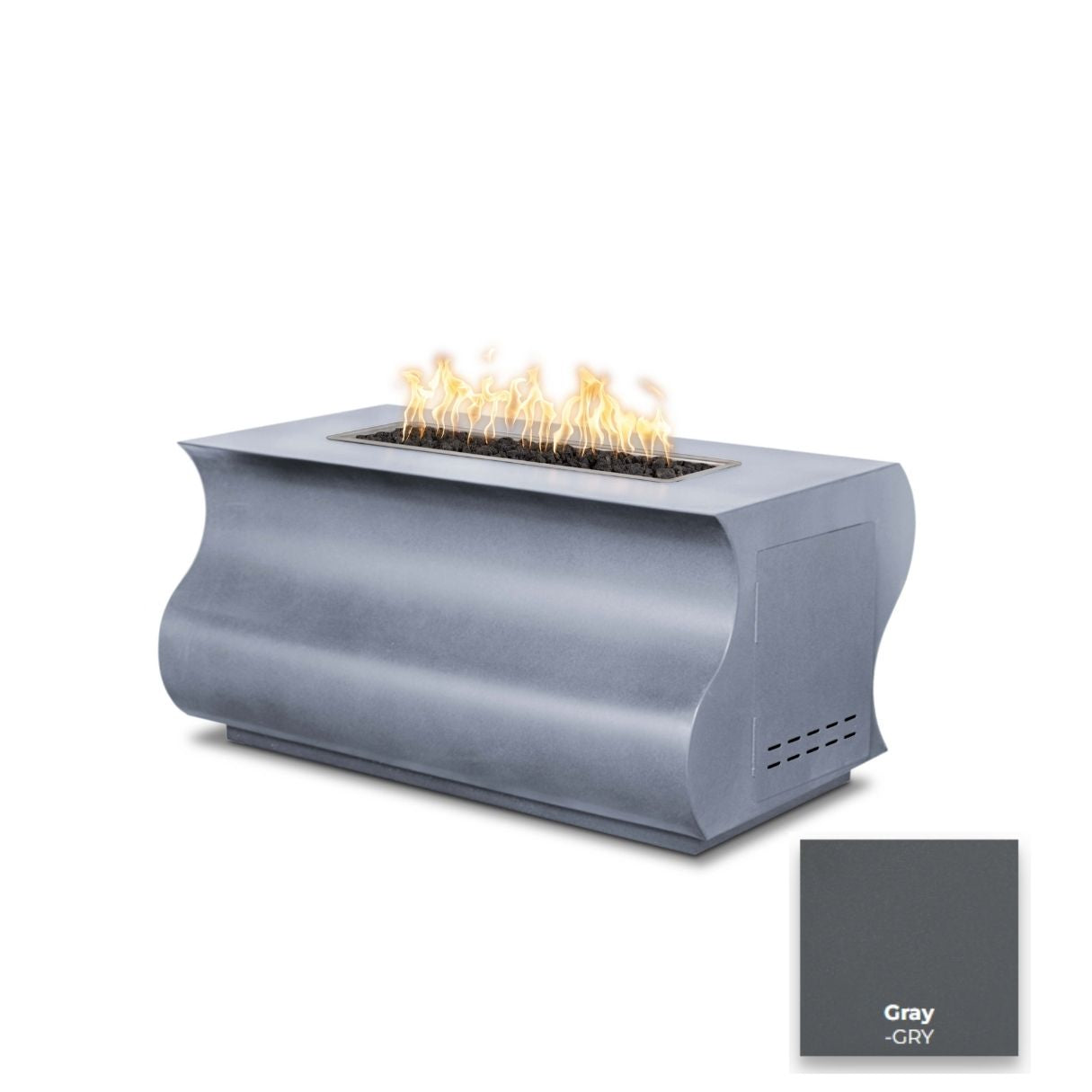 The Outdoor Plus Tidal Metal Fire Pit + Free Cover