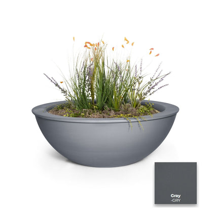 The Outdoor Plus Sedona Powdercoated Steel Planter Bowl