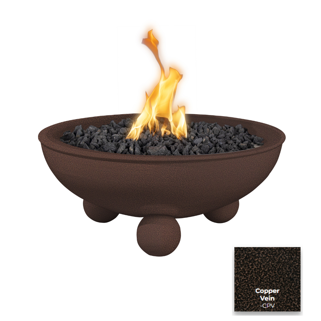 The Outdoor Plus Sedona Fire Bowl with Round Legs | Outdoor Heat Direct