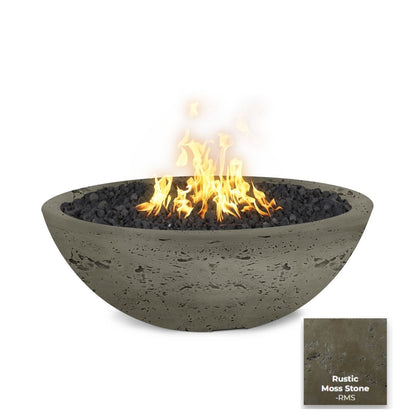 Sedona Concrete Fire Pit - Narrow Ledge - Free Cover ✓ [The Outdoor Plus] | Outdoor Heat Direct