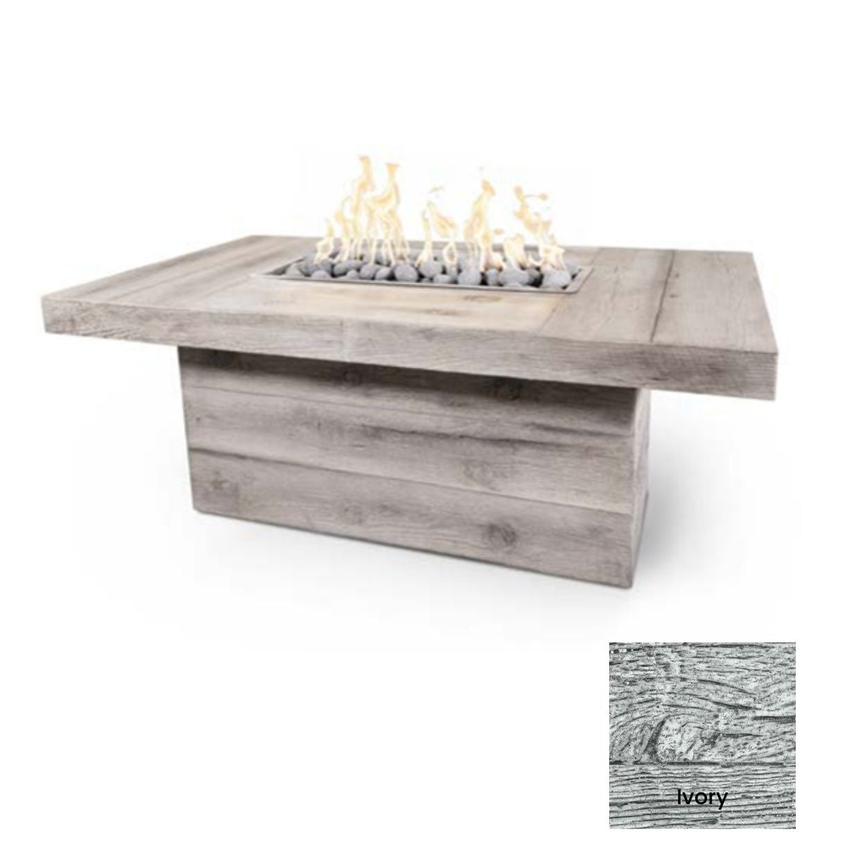 Grove Wood Grain Fire Pit - Free Cover ✓ [The Outdoor Plus]