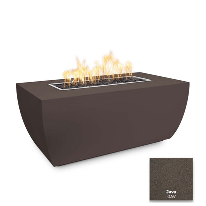 The Outdoor Plus Avalon Linear Metal Fire Pit - 24" Tall + Free Cover | Outdoor Heat Direct