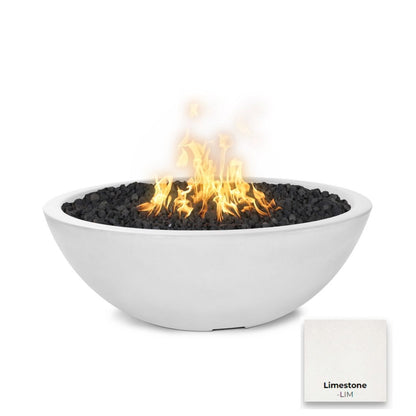 Sedona Concrete Fire Pit - Narrow Ledge - Free Cover ✓ [The Outdoor Plus]