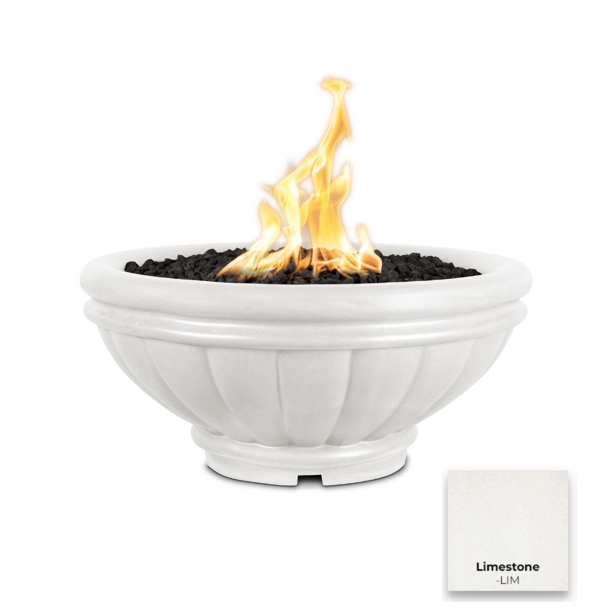 Roma Concrete Fire Bowl - Free Cover ✓ [The Outdoor Plus]