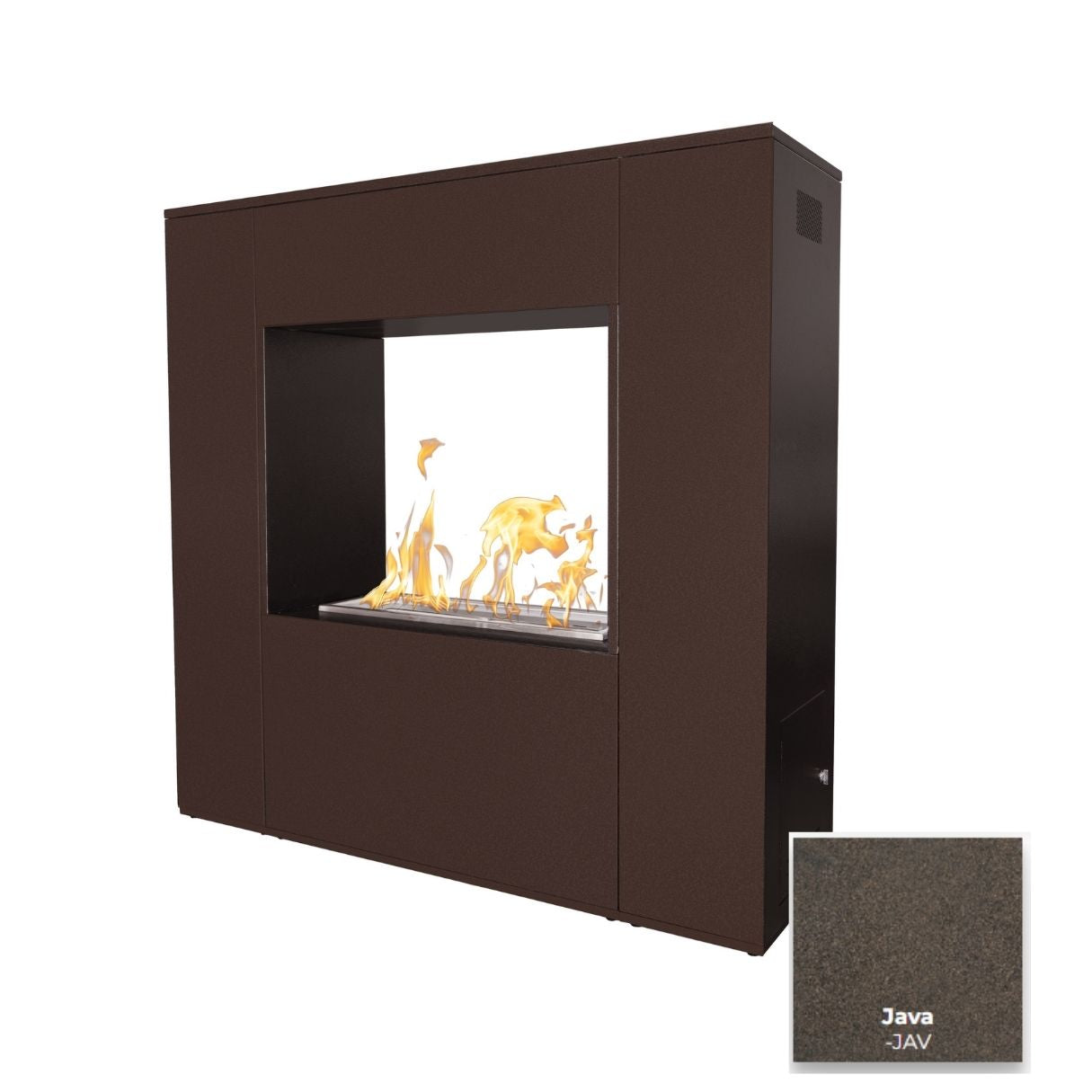 Williams Outdoor Fireplace - Powder Coated Metal by The Outdoor Plus | Outdoor Heat Direct