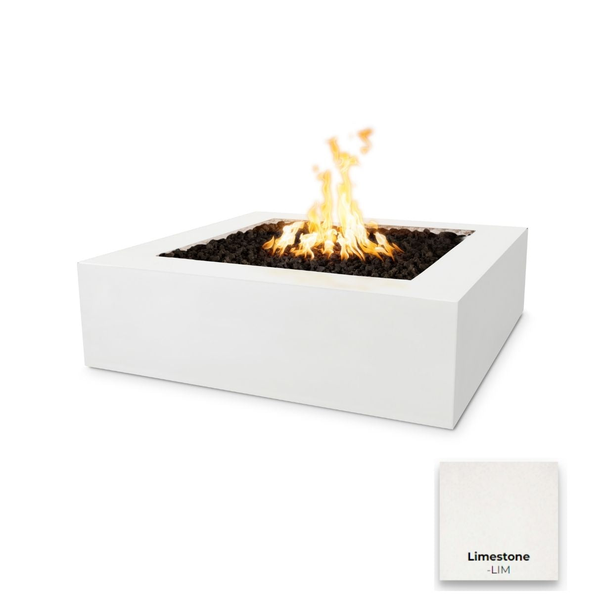 Quad Concrete Fire Pit - Free Cover ✓ [The Outdoor Plus] | Outdoor Heat Direct 