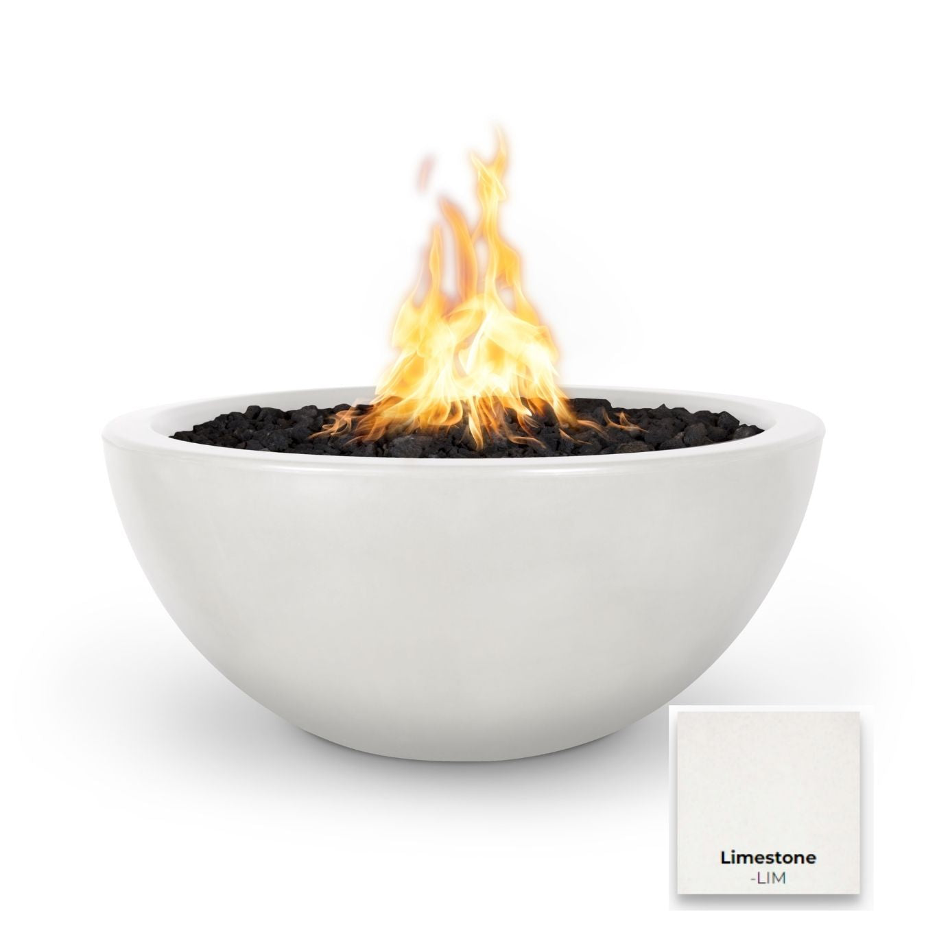 Luna Concrete Fire Pit - Free Cover ✓ [The Outdoor Plus]  | Outdoor Heat Direct