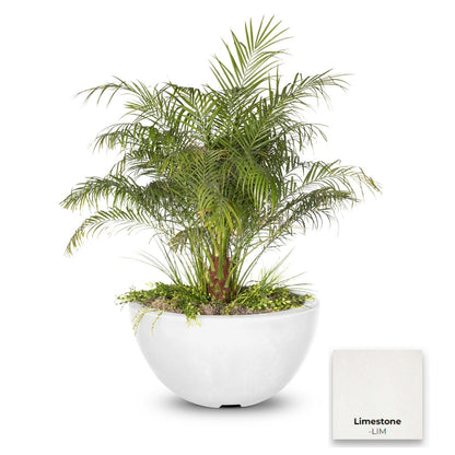 The Outdoor Plus Luna Concrete Planter Bowl