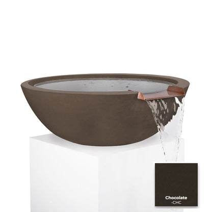 Sedona Concrete Water Bowl - Free Cover ✓ [The Outdoor Plus]