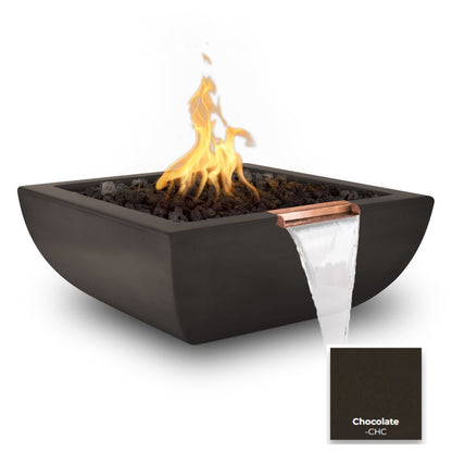 Avalon Concrete Fire & Water Bowl - Free Cover ✓ [The Outdoor Plus] | Outdoor Heat Direct