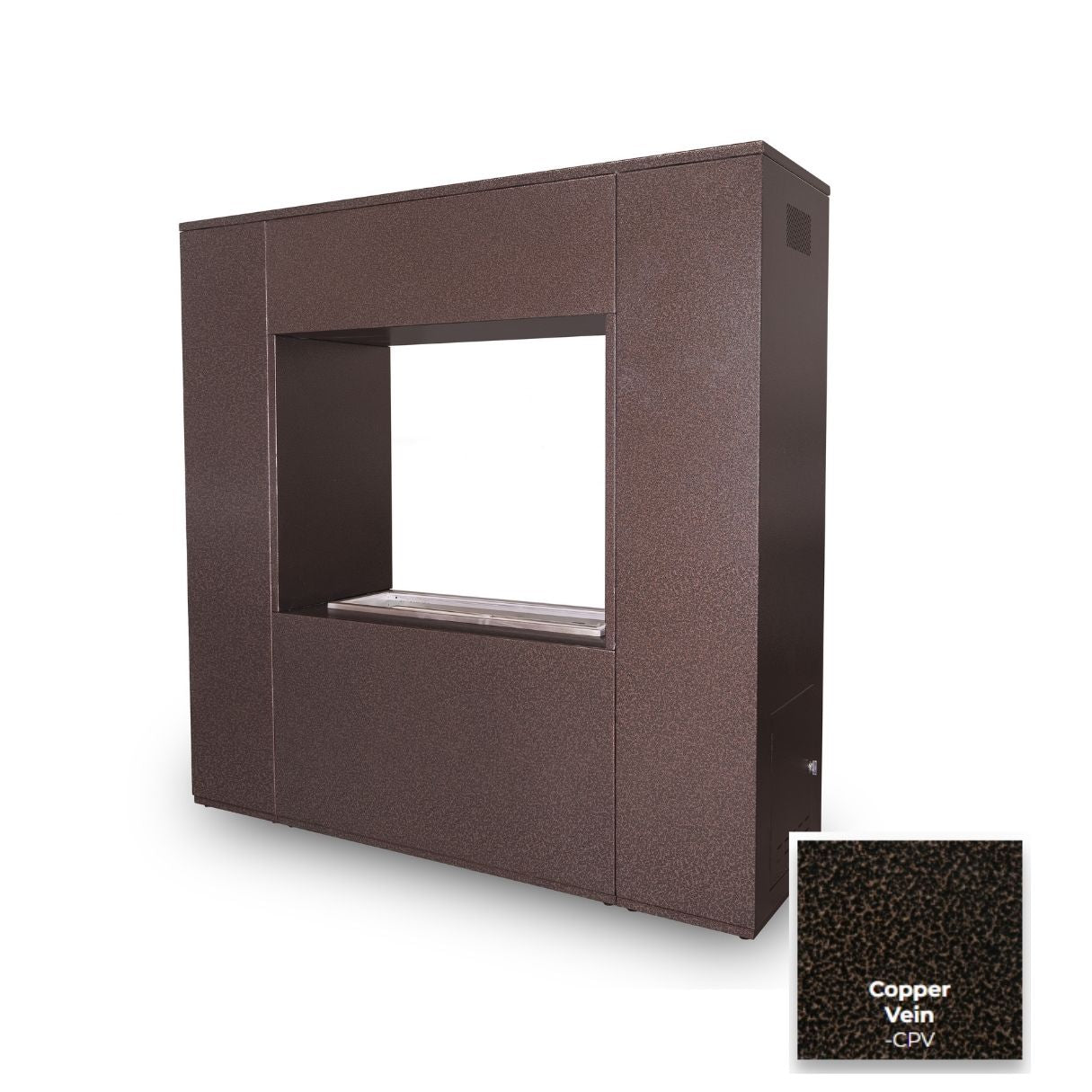 Williams Outdoor Fireplace - Powder Coated Metal by The Outdoor Plus | Outdoor Heat Direct