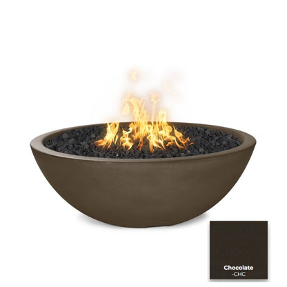 Sedona Concrete Fire Pit - Narrow Ledge - Free Cover ✓ [The Outdoor Plus] | Outdoor Heat Direct