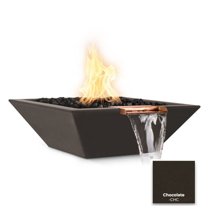 Maya Concrete Fire & Water Bowl  - Free Cover ✓ [The Outdoor Plus]