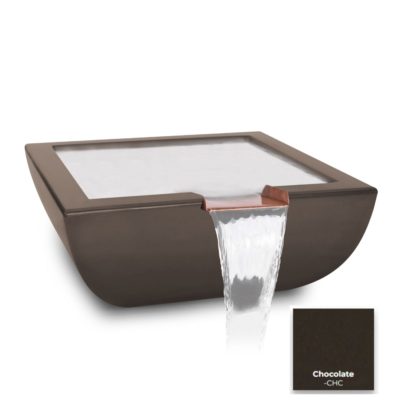 The Outdoor Plus Avalon Concrete Water Bowl + Free Cover | Outdoor Heat Direct