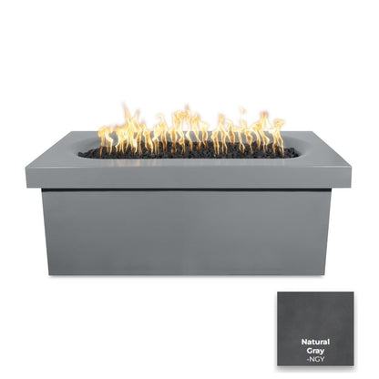 Ramona Rectangular Concrete Fire Table - Free Cover ✓ [The Outdoor Plus]