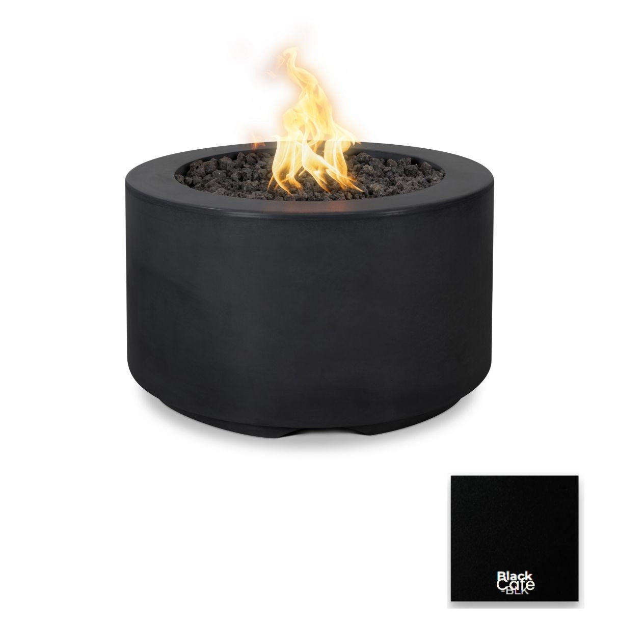 The Outdoor Plus 32" Florence Concrete Fire Pit + Free Cover