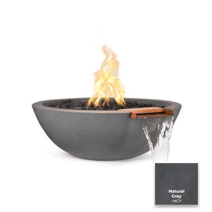 Sedona Concrete Fire & Water Bowl - Free Cover ✓ [The Outdoor Plus]