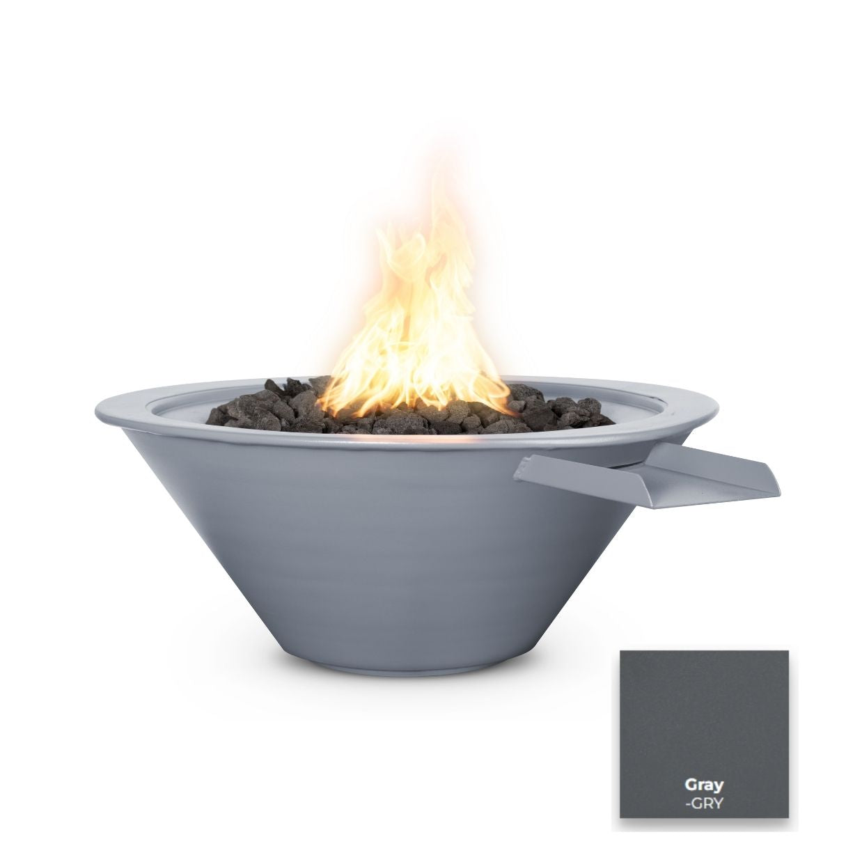 Cazo Powdercoated Steel Fire & Water Bowl - Free Cover ✓ [The Outdoor Plus]