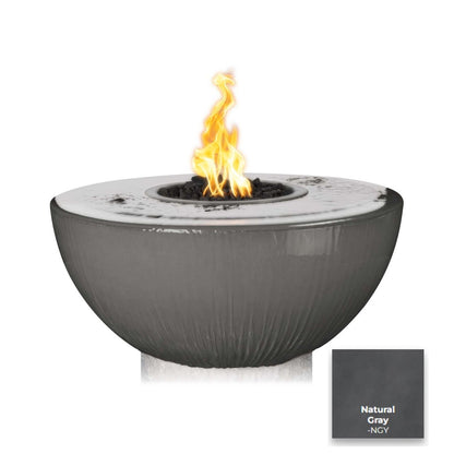 Sedona 360° Concrete Fire & Water Bowl - Free Cover ✓ [The Outdoor Plus]