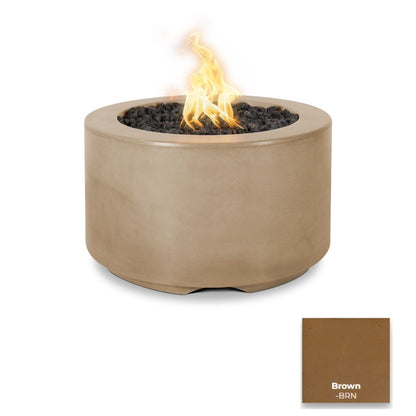 The Outdoor Plus 32" Florence Concrete Fire Pit + Free Cover