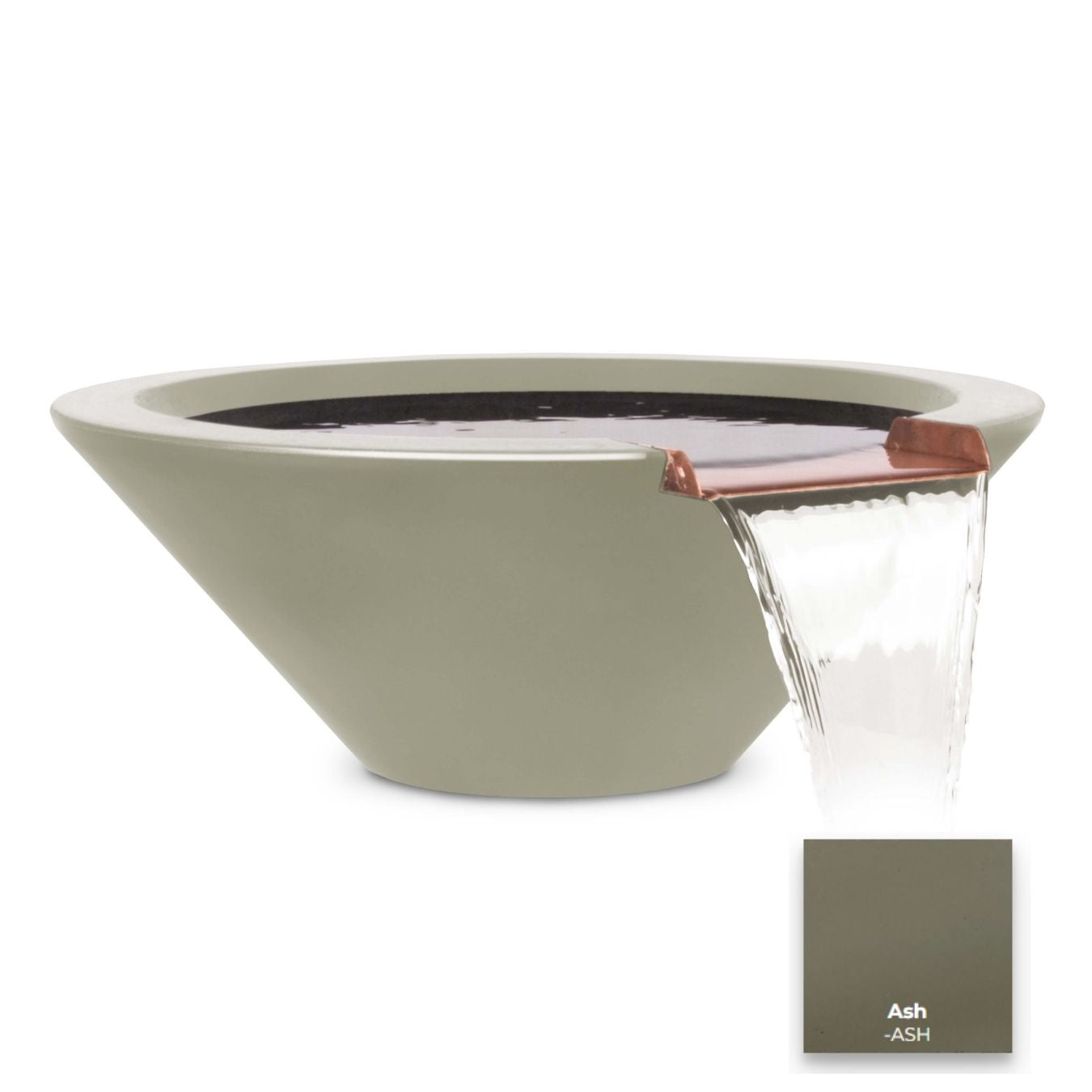 Cazo Concrete Water Bowl - Free Cover ✓ [The Outdoor Plus]