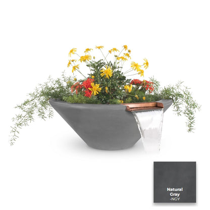 Cazo Concrete Planter Bowl with Water [The Outdoor Plus]