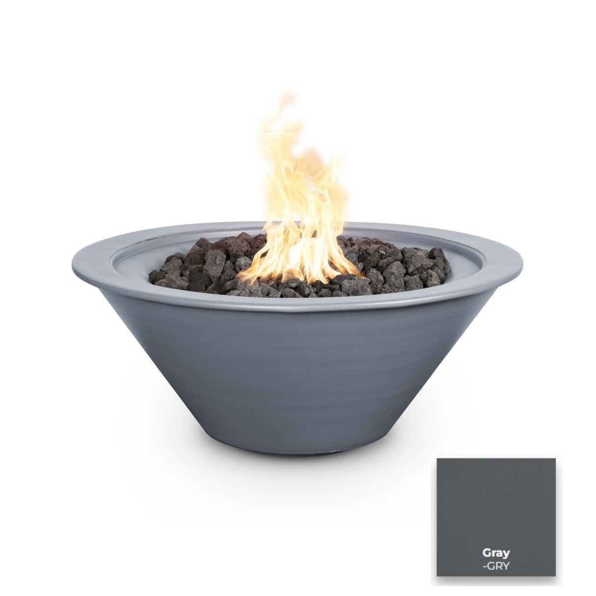 Cazo Powdercoated Steel Fire Bowl - Free Cover ✓ [The Outdoor Plus]