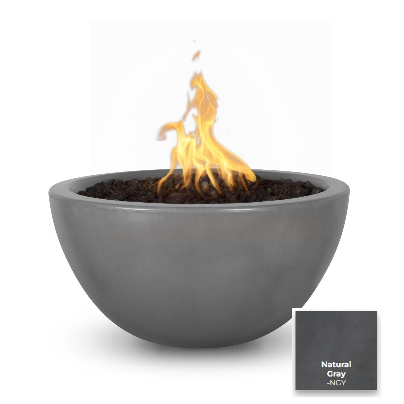 Luna Concrete Fire Bowl - Free Cover ✓ [The Outdoor Plus]