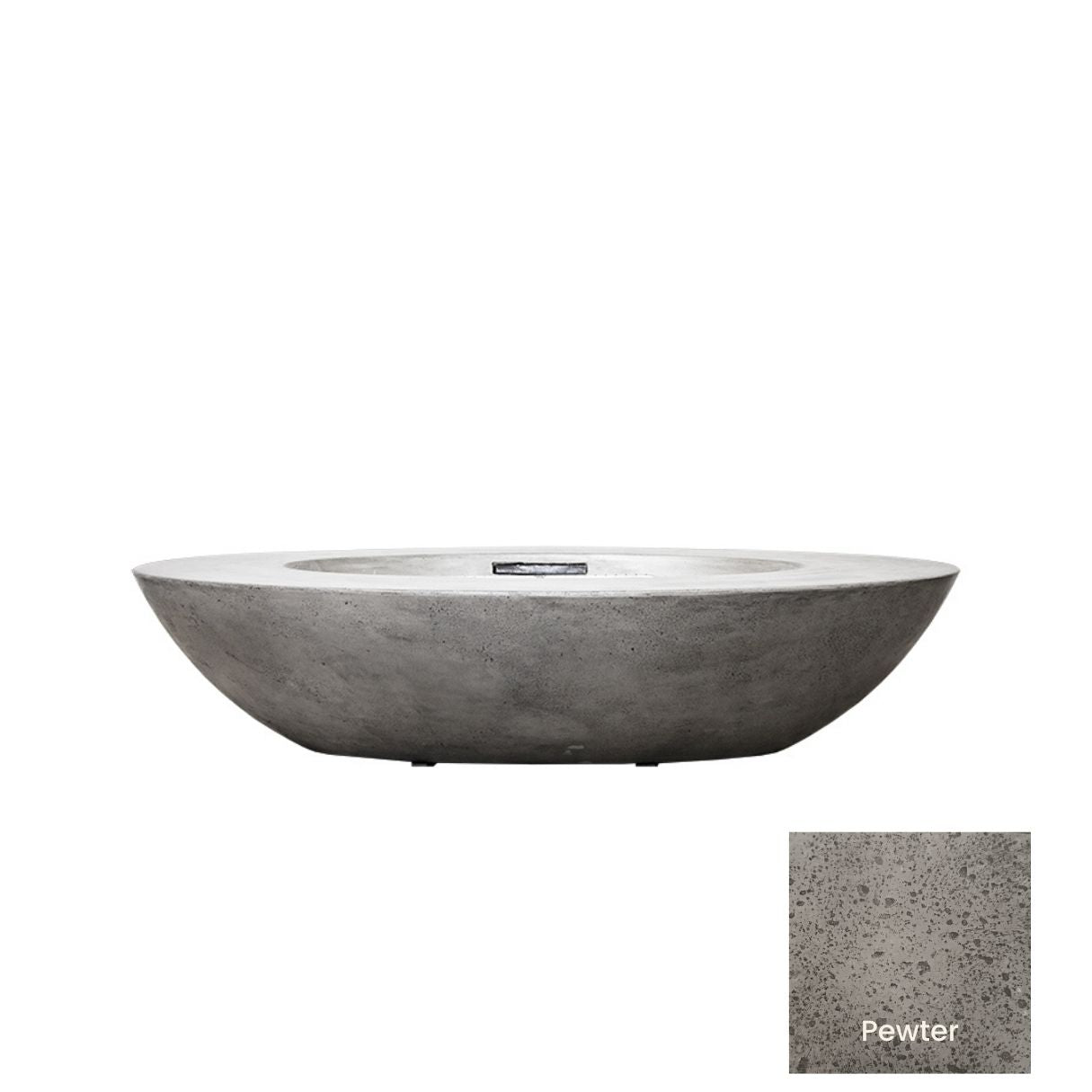 Prism Hardscapes 79" x 45" Ovale Fire Bowl + Free Cover | Outdoor Heat Direct 