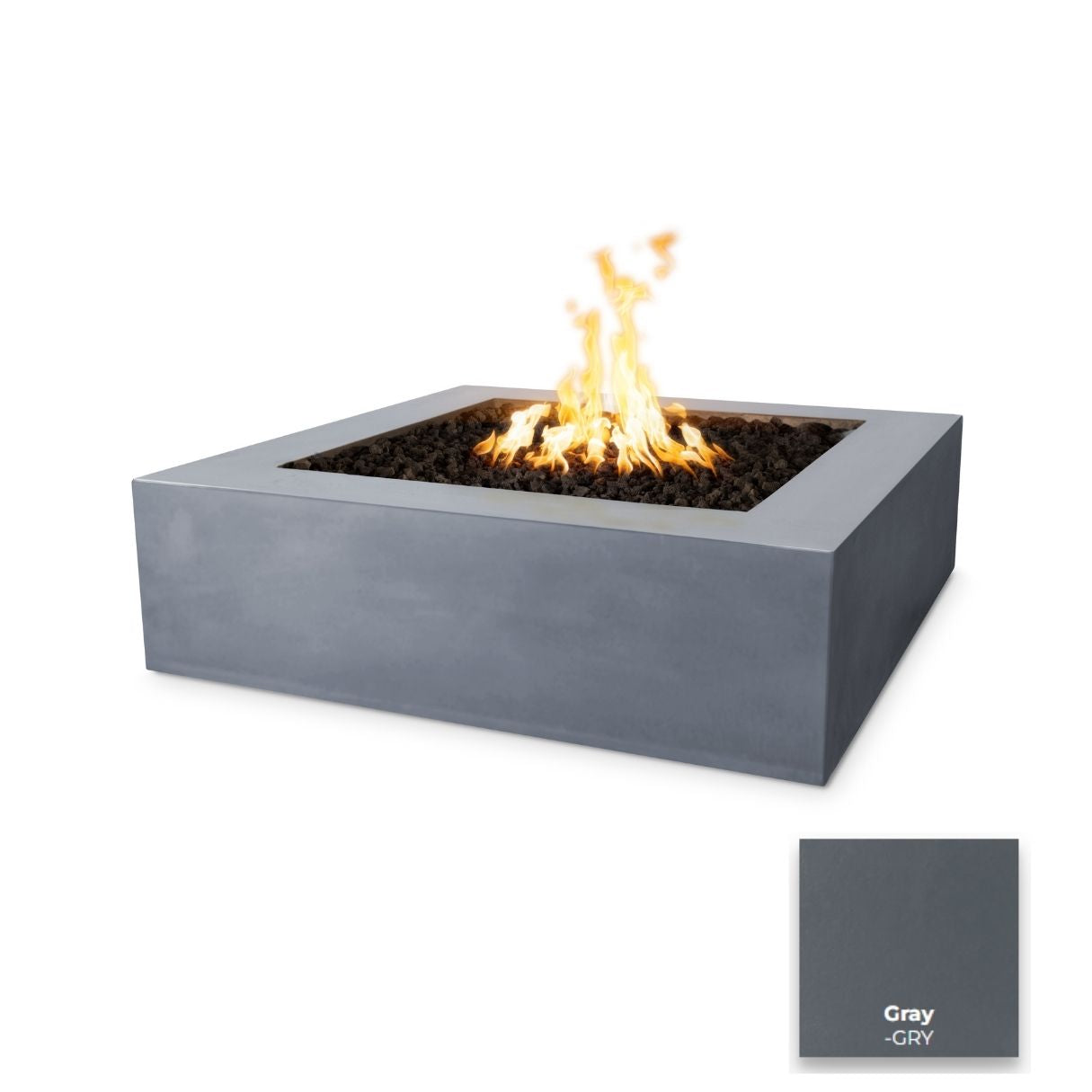 Quad Concrete Fire Pit - Free Cover ✓ [The Outdoor Plus] | Outdoor Heat Direct 