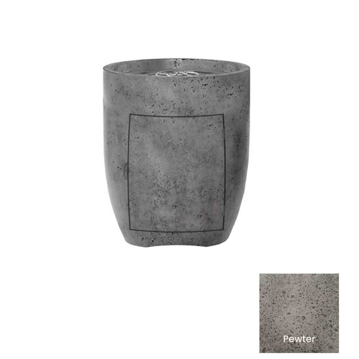 Fire Pedestal 26" Pentola 3 with Tank Access - Free Cover ✓ [Prism Hardscapes]