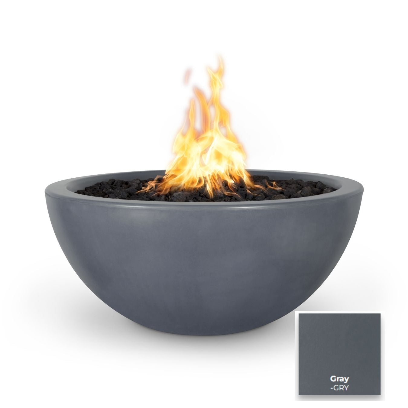 Luna Concrete Fire Pit - Free Cover ✓ [The Outdoor Plus]  | Outdoor Heat Direct