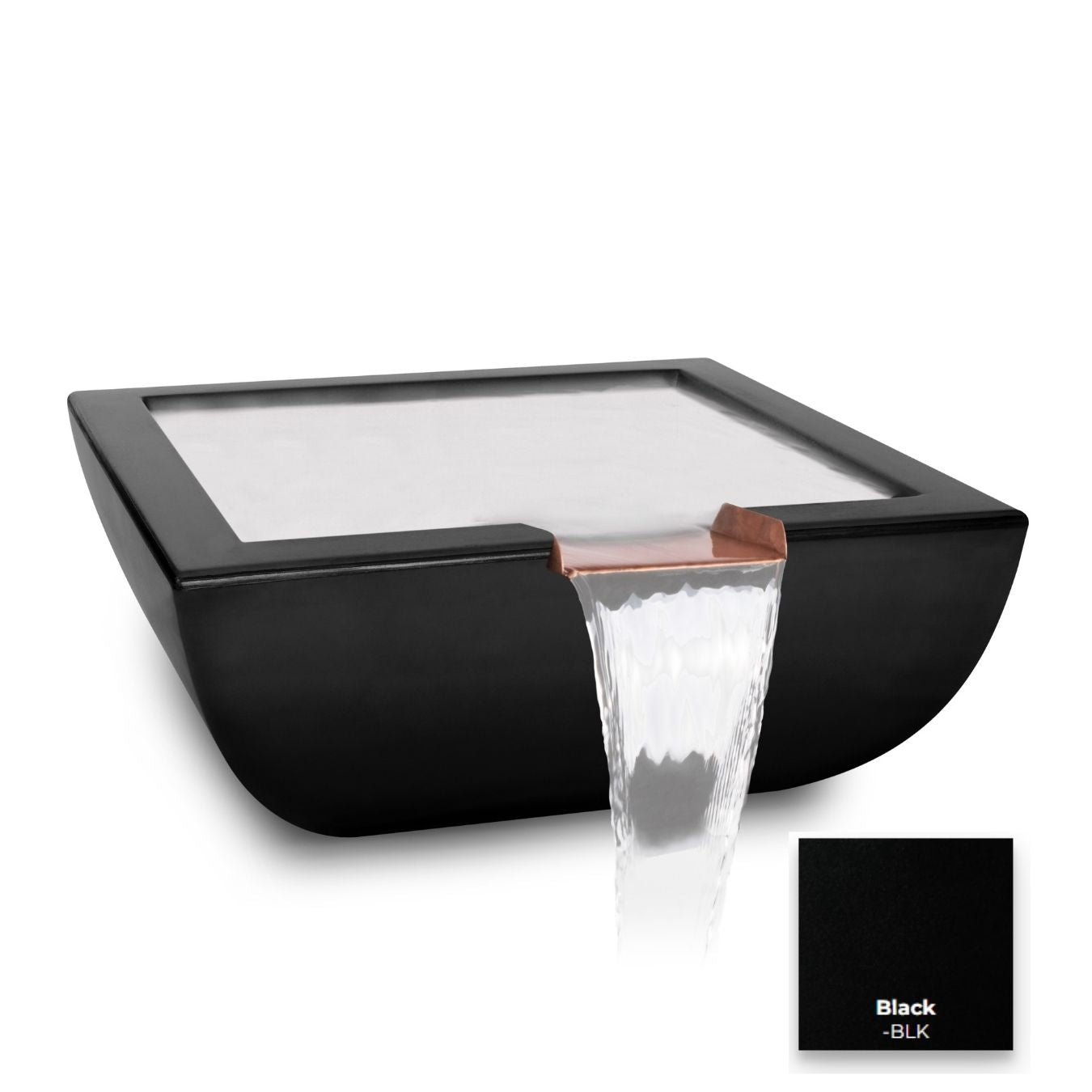 The Outdoor Plus Avalon Concrete Water Bowl + Free Cover | Outdoor Heat Direct