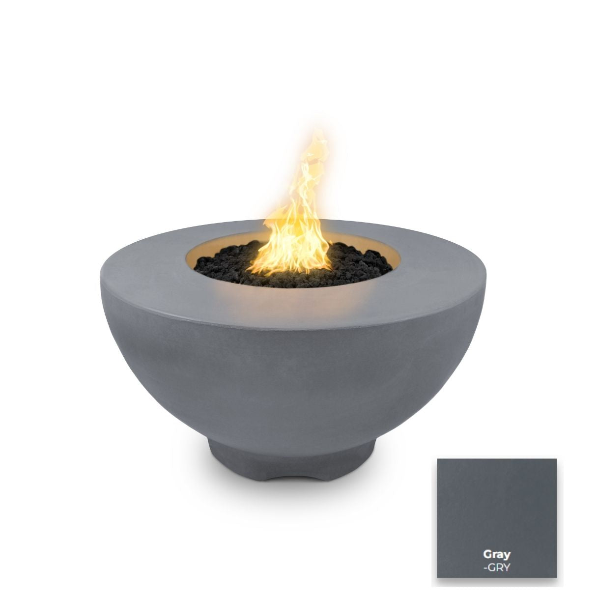 Sienna Concrete Fire Pit - Free Cover ✓ [The Outdoor Plus]