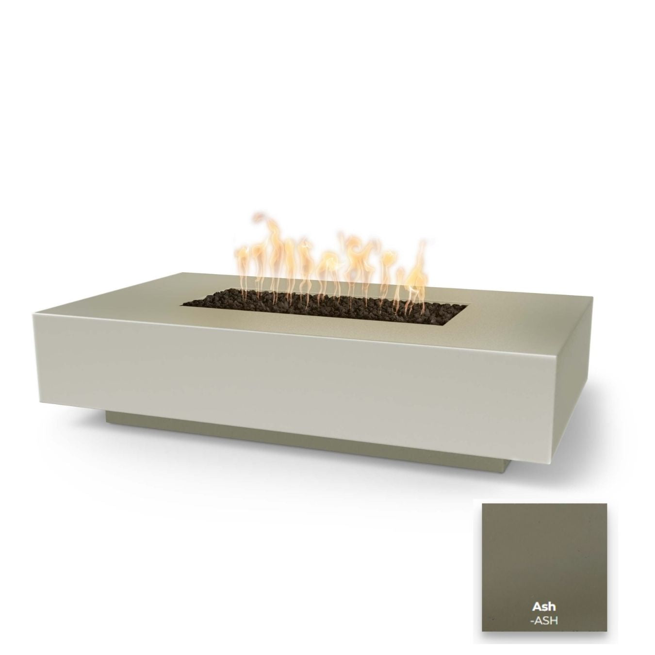 Cabo Linear Concrete Fire Pit - Free Cover ✓ [The Outdoor Plus] | Outdoor Heat Direct