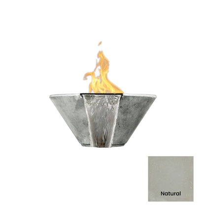 Fire & Water Bowl Verona 32" - Free Cover ✓ [Prism Hardscapes] | Outdoor Heat Direct